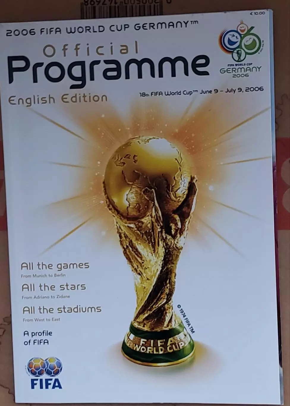 Официальные. Программы ЧМ 2006 по футболу. 6