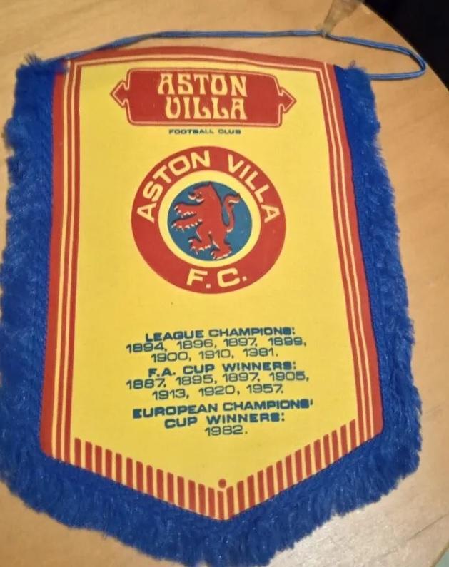 Вымпел ФК Астон Вилла (1989) / Pennant FC Aston Villa (1989)
