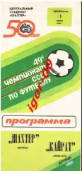 Шахтер Донецк - Кайрат Алма-Ата 1986