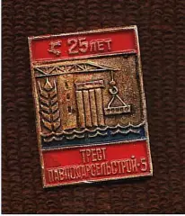 Трест Павлодарсельстрой-5 25 лет