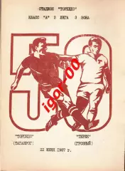 Торпедо Таганрог - Терек Грозный 1987