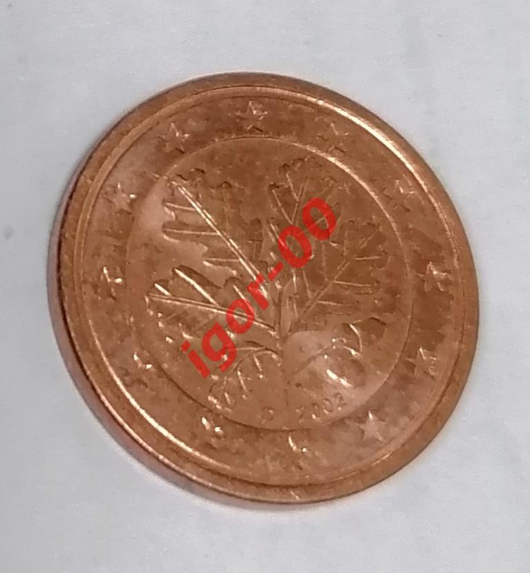 1 евроцент - Германия 2002D 1