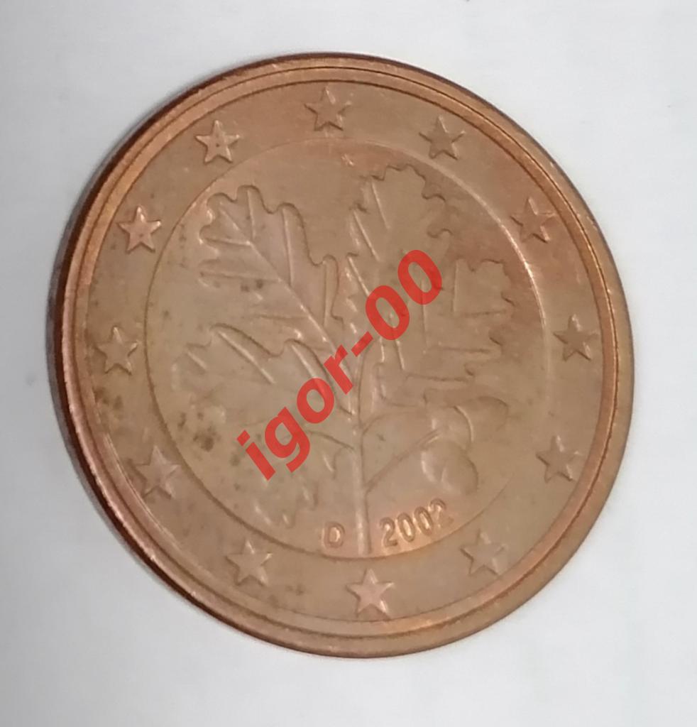 5 евроцентов - Германия 2002D