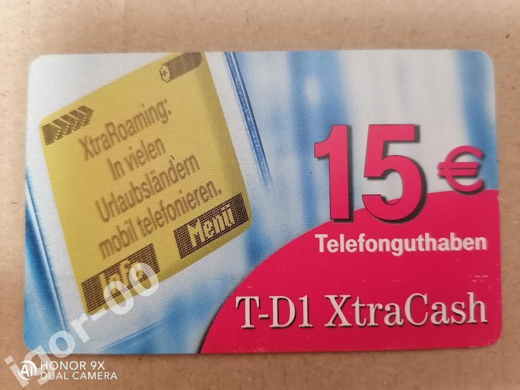 Карта телефонная T-D1 XtraCash 15 €