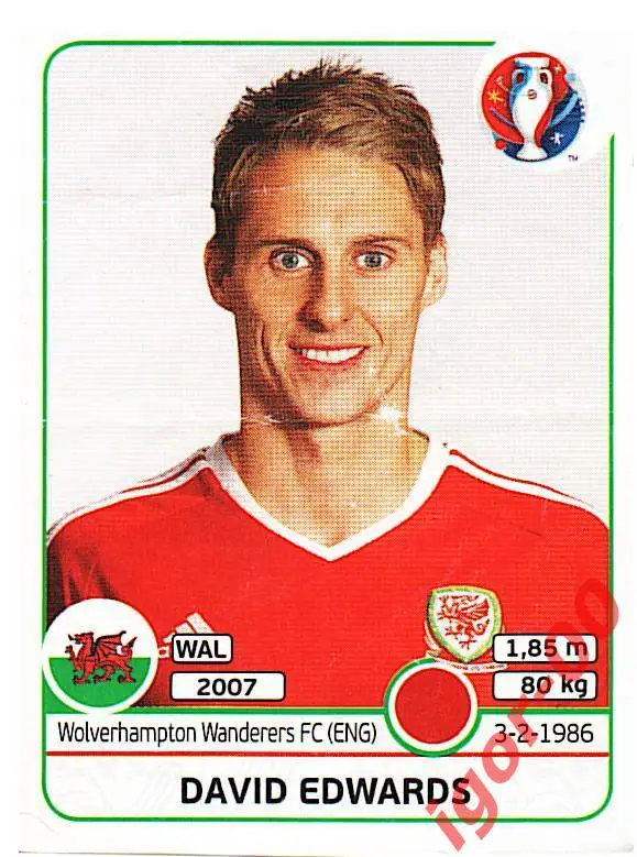 Наклейка PANINI Чемпионат Европы 2016 № 184