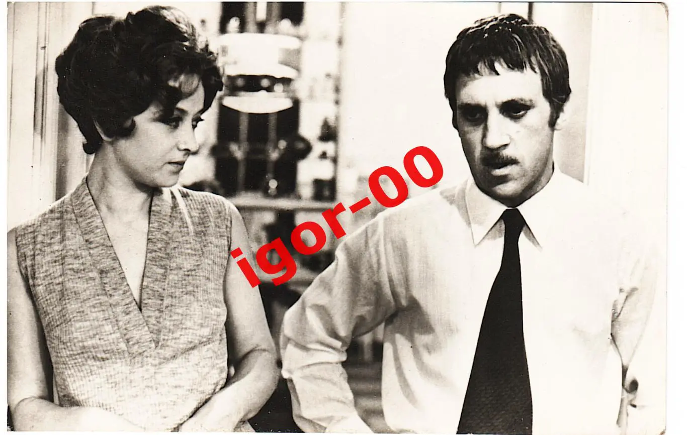 Кадр из фильма Четвертый 1973 г. М.Терехова и В.Высоцкий