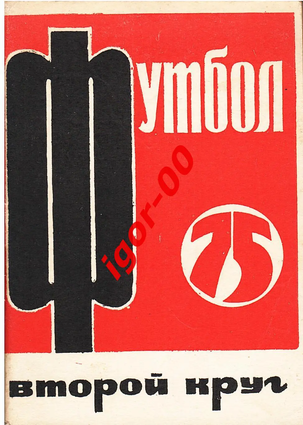 Московская правда 2-й круг Футбол-1975