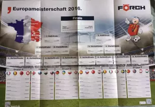 Календарь игр ЕВРО-2016