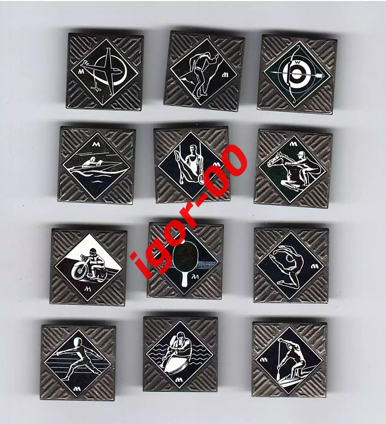 Значки Спортлото виды спорта