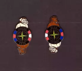 Значок Спартак - ЦСКА (серия противостояние). Цена за один знак.