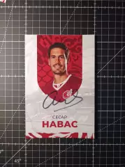 Автограф Сесар Навас (Рубин, Ростов, Реал, Малага, Испания).