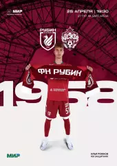 Рубин Казань - ЦСКА 25.04.2026