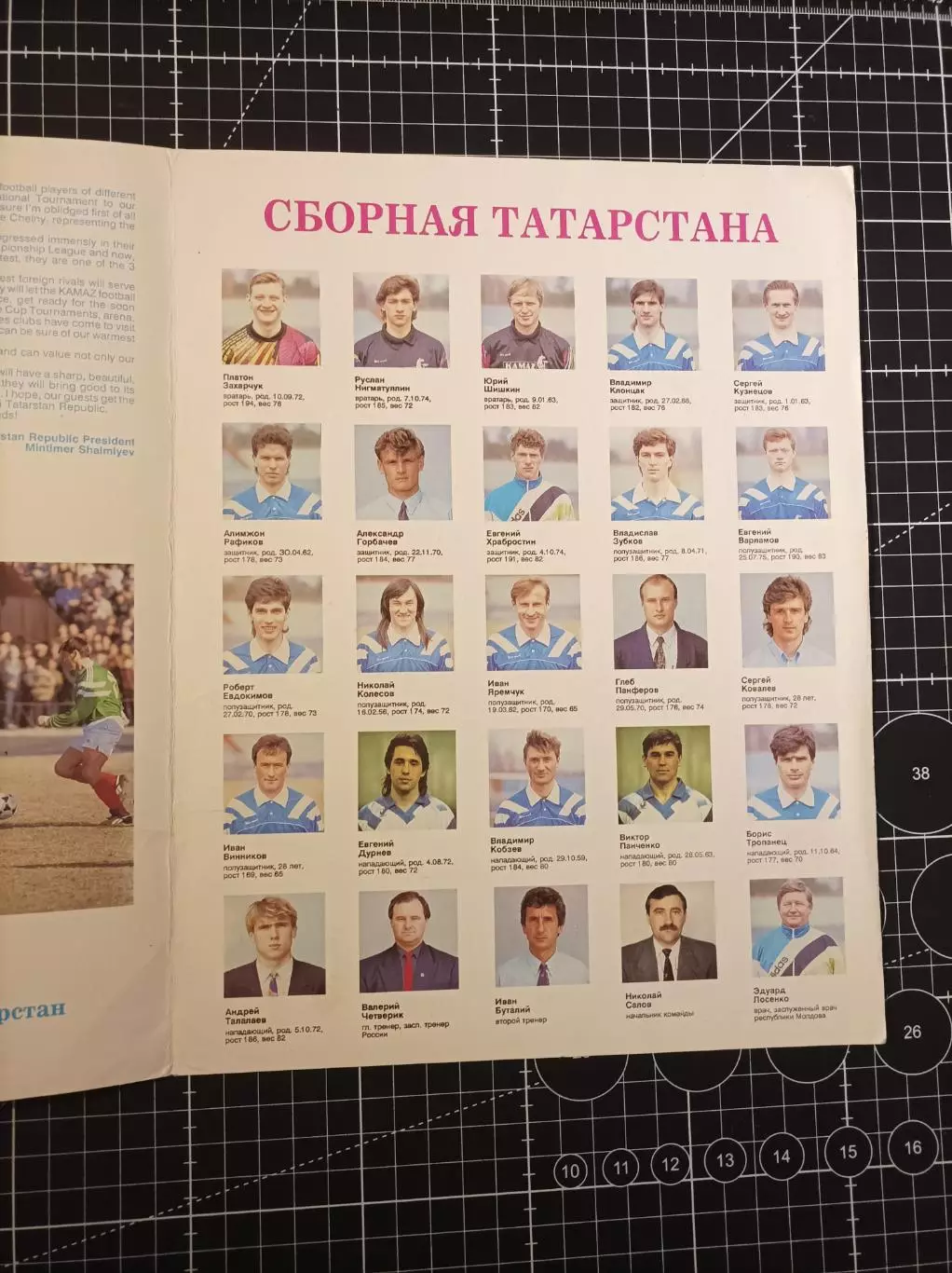 Межд. турнир Кубок президента Татарстана 1994 2