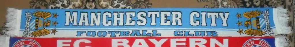 Шарф Манчестер Сити Англия.