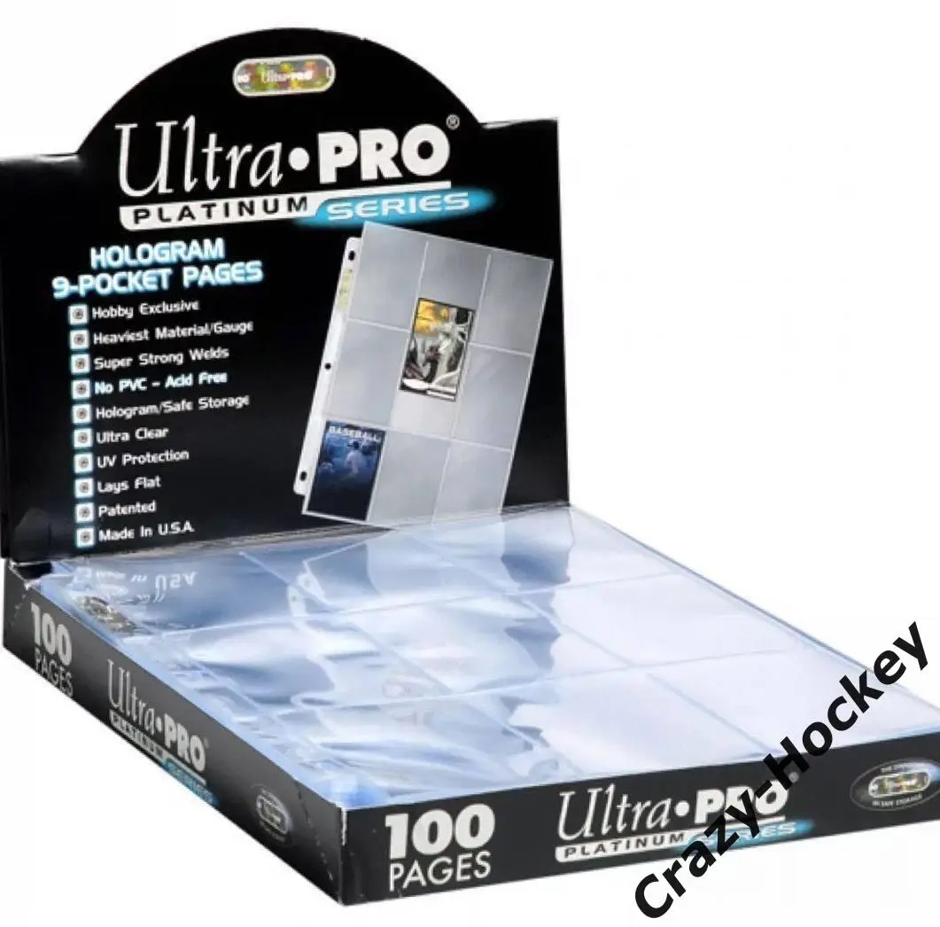 75 листов 3х3 Ultra Pro Platinum