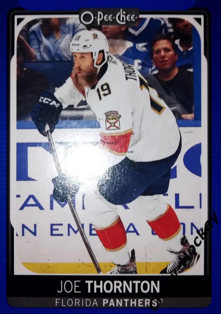 Base card / Blue Border / Florida Panthers / Joe Thornton
