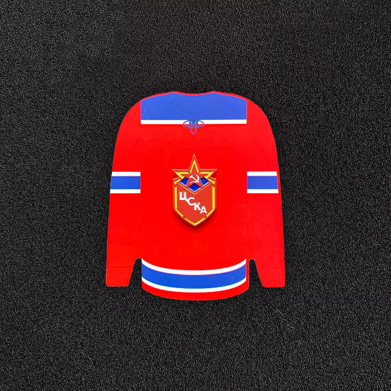 Знак «Эмблема ХК ЦСКА-1975» 1