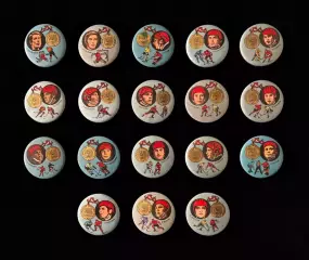 Набор знаков «Сборная СССР на ЗОИ-1976»