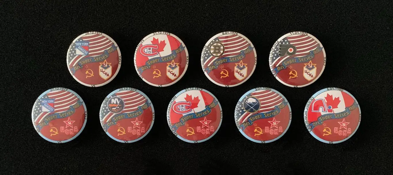 Набор знаков «Суперсерии ХК ЦСКА»