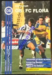 Программа Оденсе Дания - Флора Таллин Эстония 1994. Кубок УЕФА
