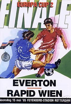 Эвертон Англия - Рапид Вена Австрия 1985 финал Кубок Кубков