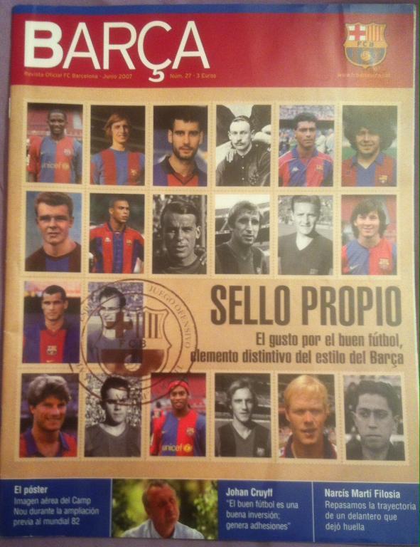 Журнал Barca Барселона июнь 2007