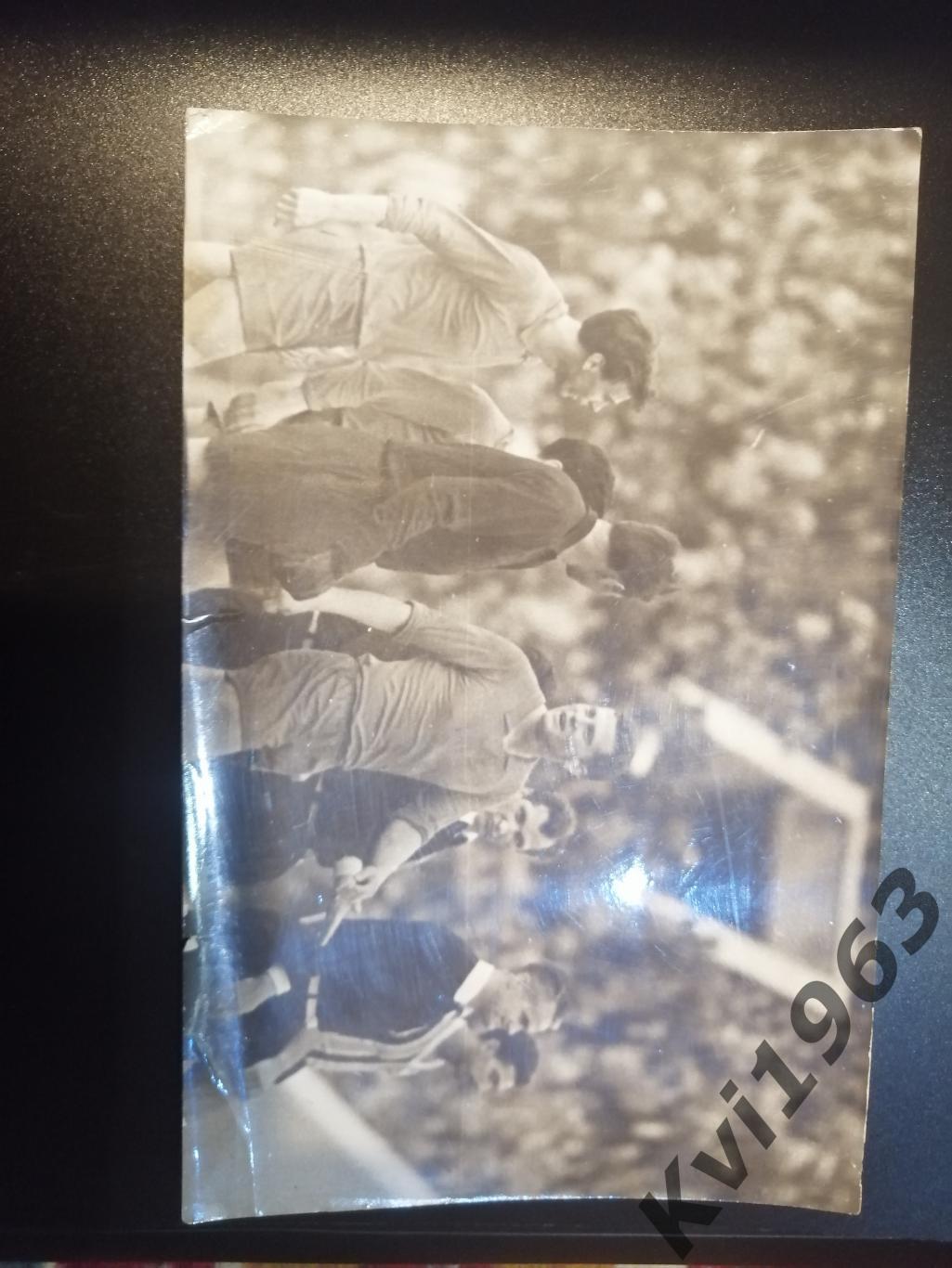 Фото с матча сборная СССР - Гремио Бразилия 1962 Яшин,Иванов, Понедельник