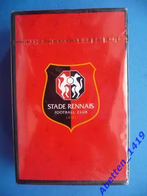 Карты игральные. Футбольный клуб Ренн (Франция).