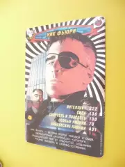 Карточка. Человек-паук. Герои и злодеи. MARVE № 366 Ник Фьюри