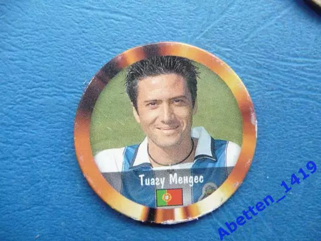 Фишки, кэпсы ЕВРО-2004 № 242, Тиагу Мендес.