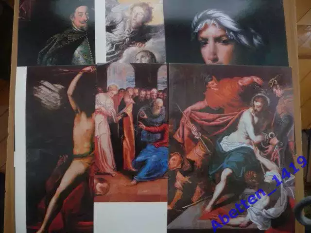 Набор открыток. Чехословакия. Картинная галерея Пражского Града II. 15 шт. 4