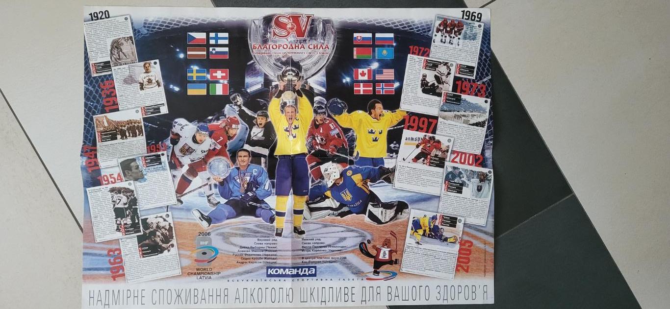Постер Національна Збірна України з хокею 2006 1
