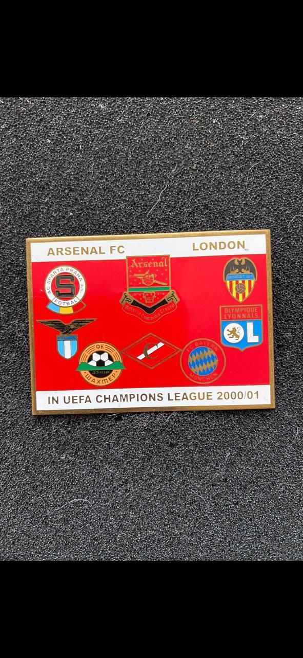 Арсенал Лондон в лиге чемпионов 2000-2001