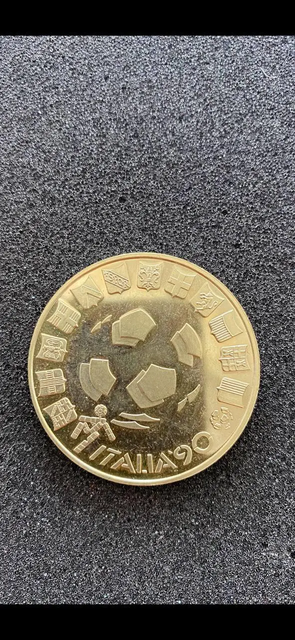 Монетовидныц жетон. Чемпионат мира в Италии