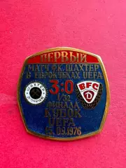 ,, Шахтёр. Первый матч в еврокубках,.. ...-,