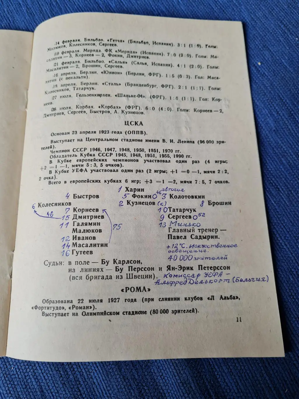 18.09.1991 .ЦСКА - Рома. 2 программки+ билет. 3