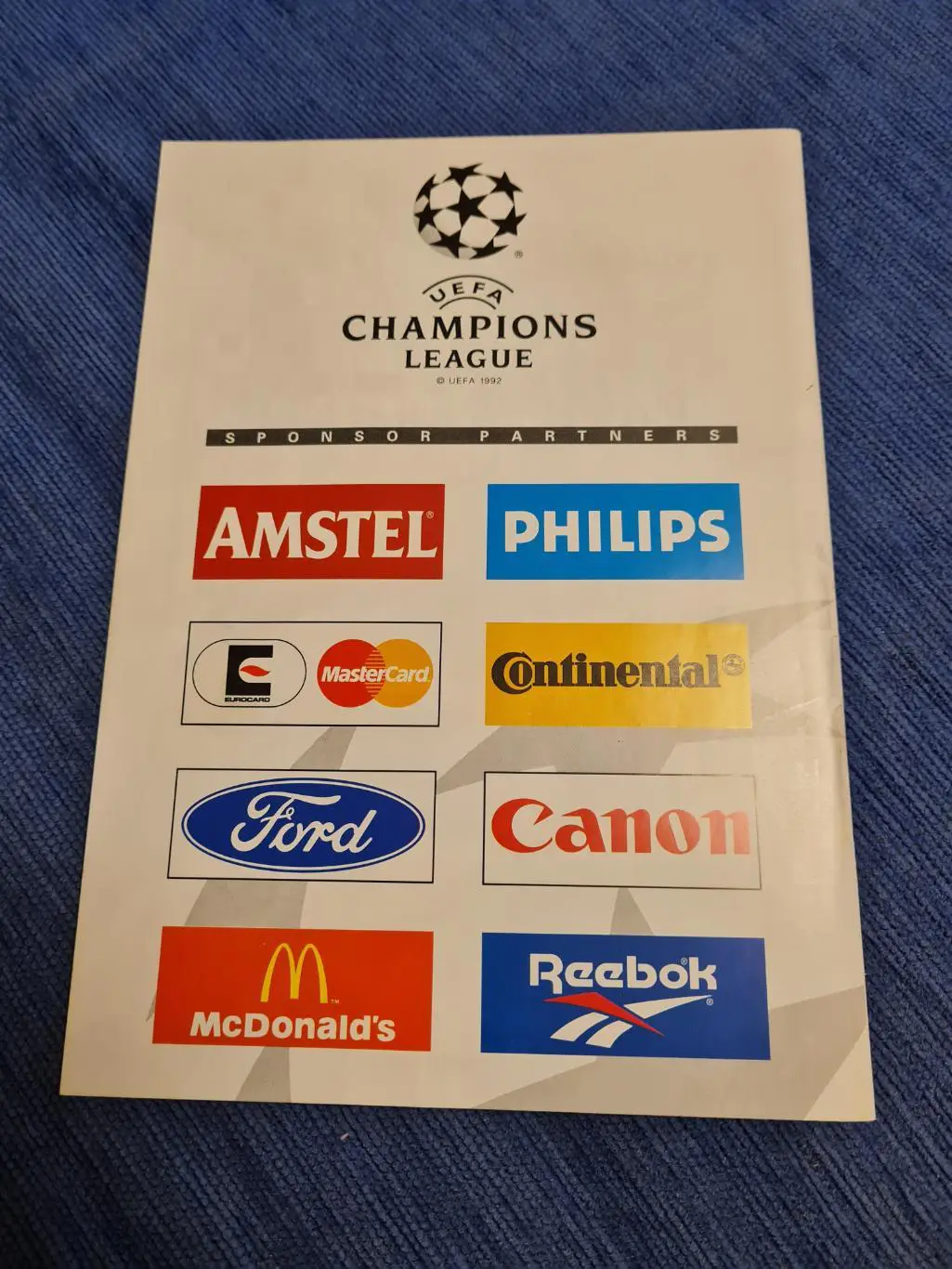 27.09.1995. Спартак- Легия. Программа+билет. 1