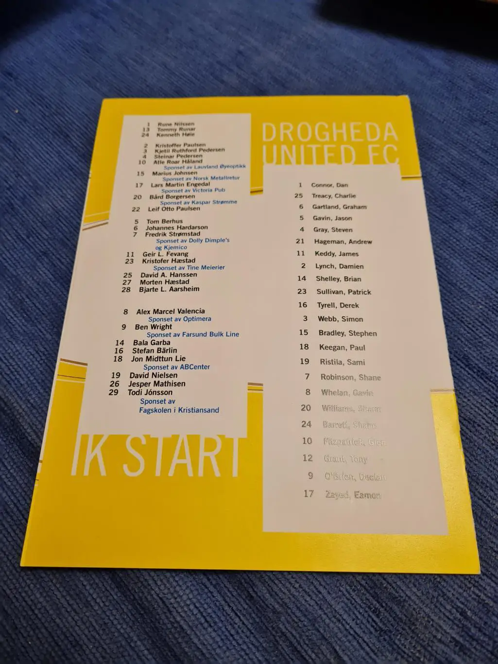 10.08.2006. ИК Старт - Дрогеда Юнайтед. 1