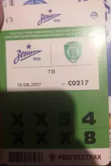 Зенит Санкт-Петербург — Ахмат Грозный 13.08.2017. Аккредитация ТВ