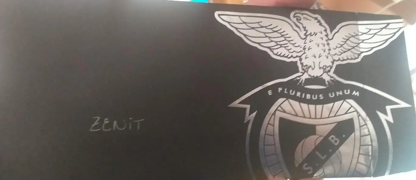 Бенфика Португалия — Зенит Санкт-Петербург 16.09.2014. Билет к матчу 1