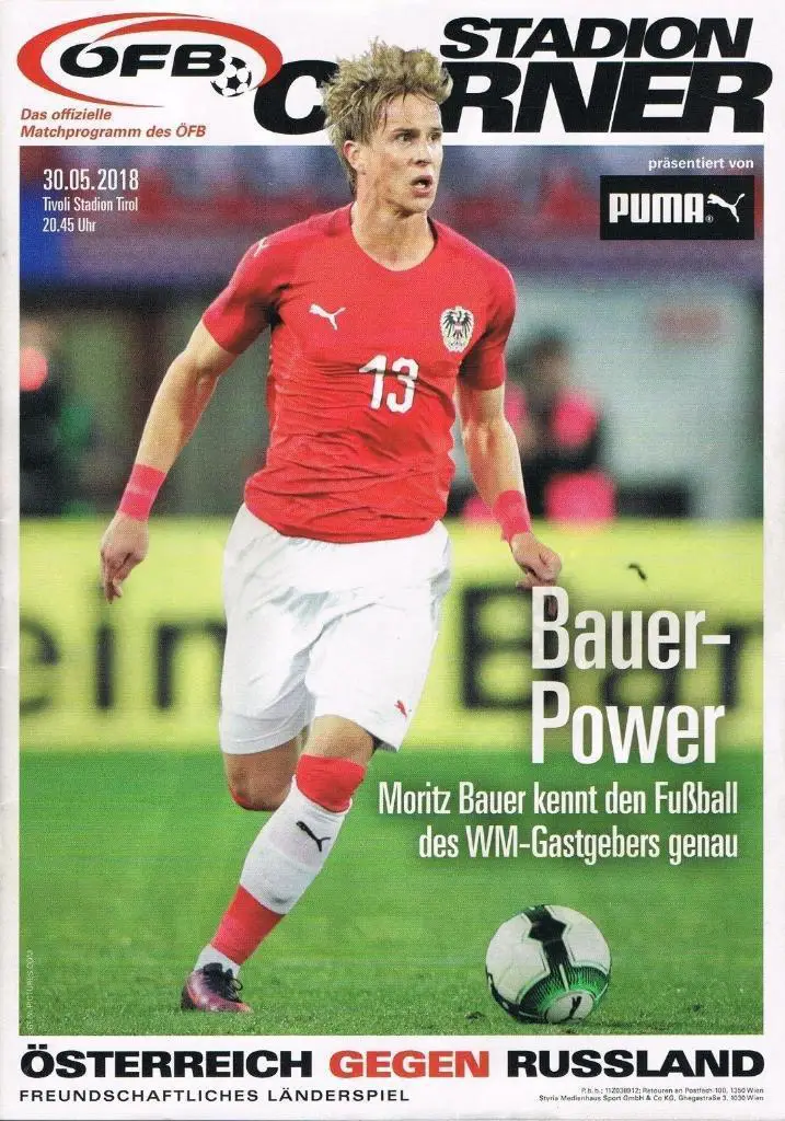 Австрия — Россия. 30.05.2018