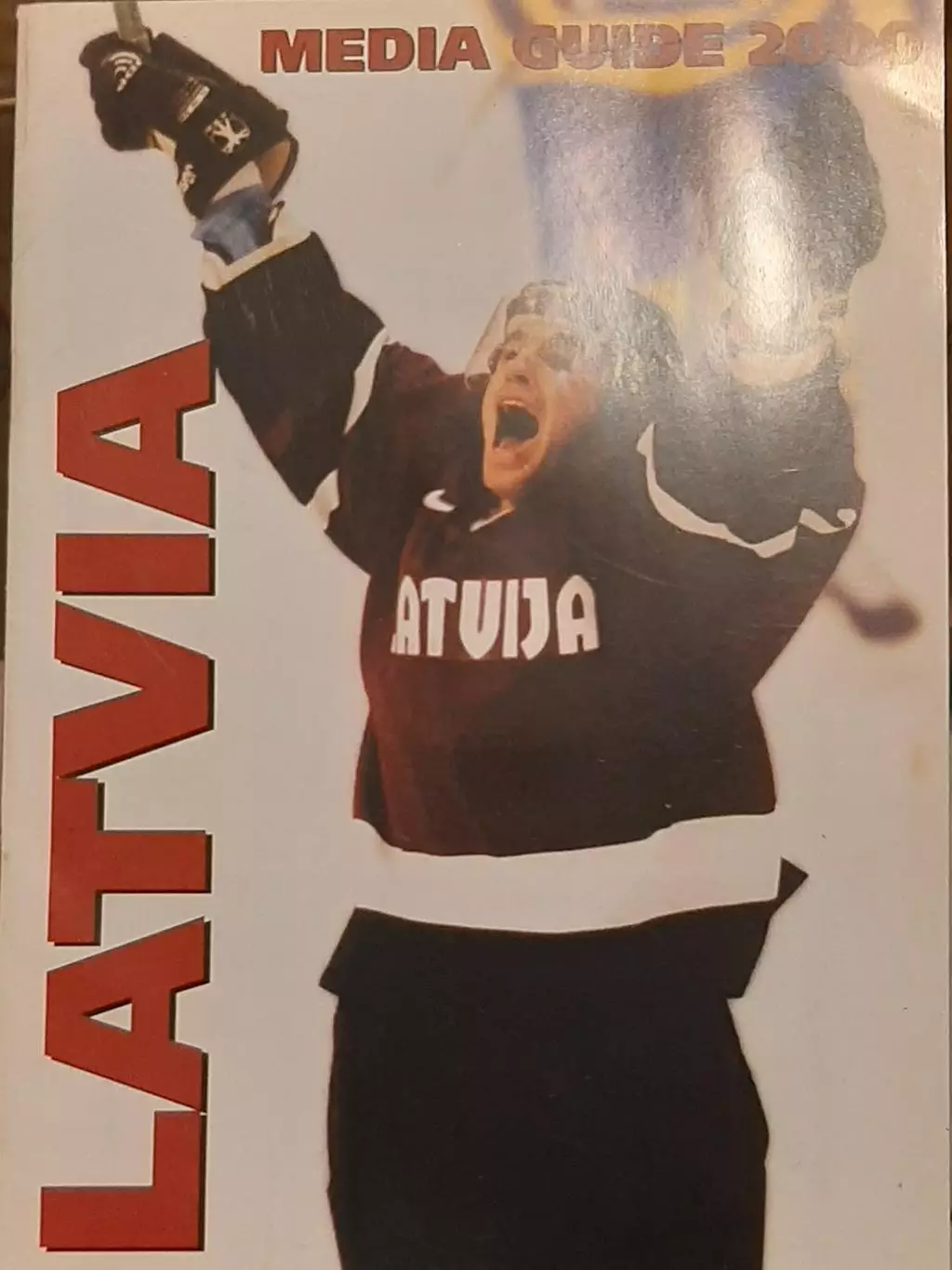 Сборная Латвии. Представительский буклет на чемпионате мира-2000