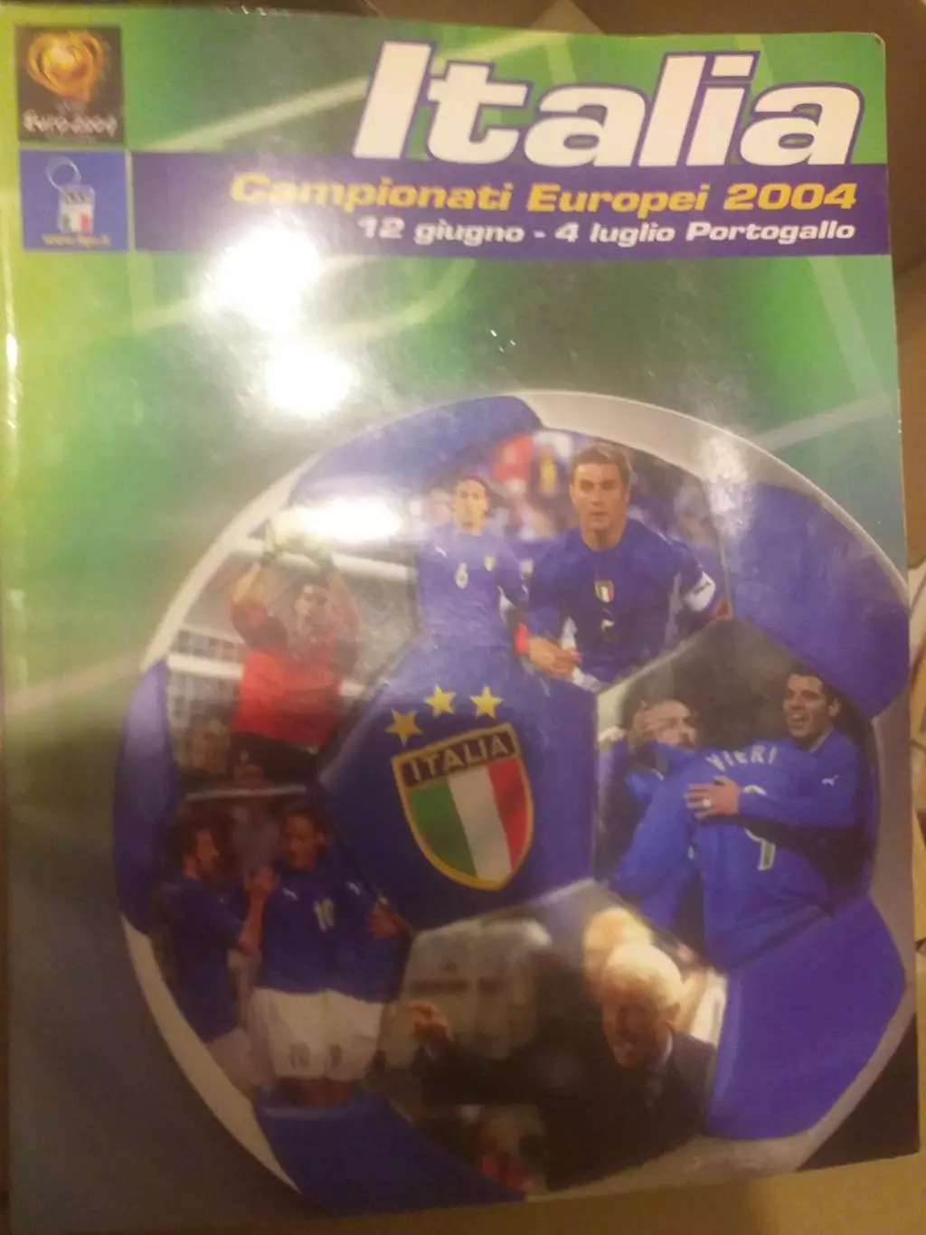 Сборная Италии. Представительский буклет на чемпионате Европы-2004