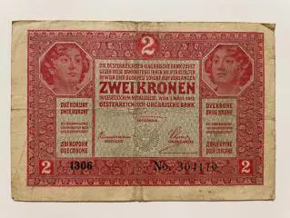 2 кроны Австро-Венгрия 1917