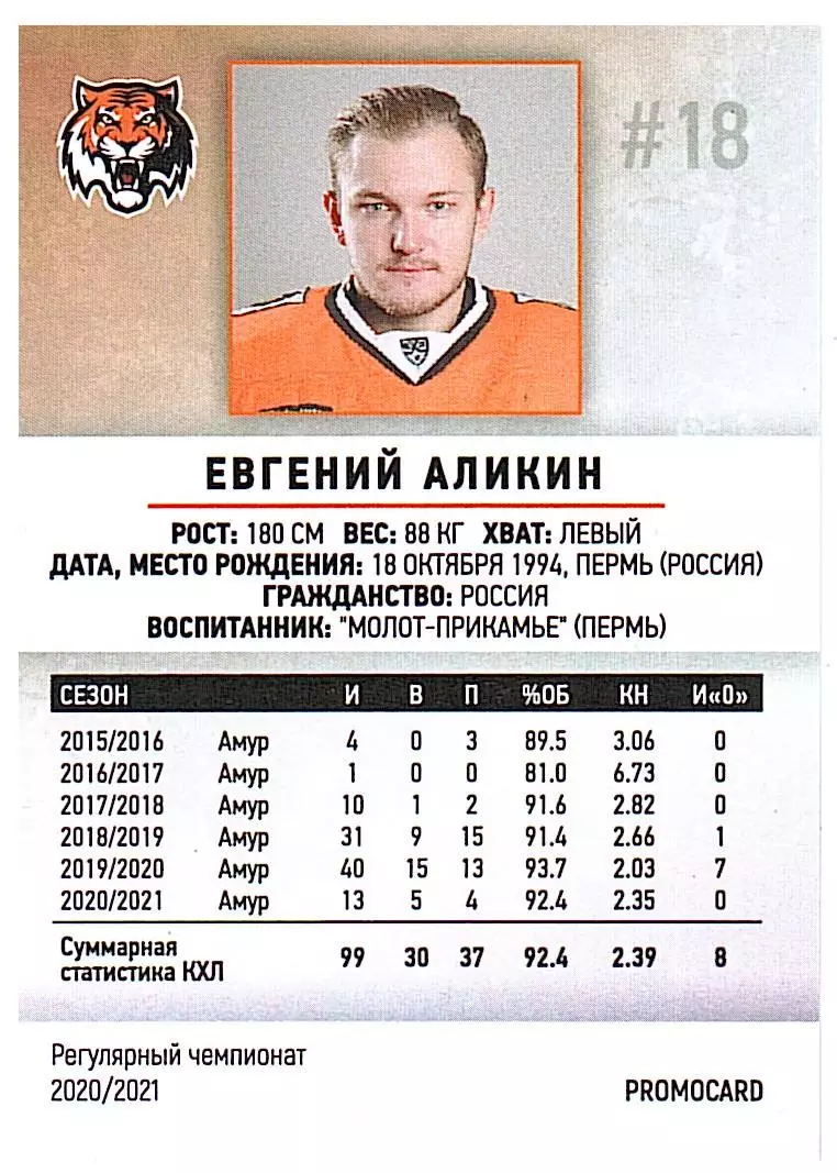 Евгений Аликин Амур 1 PROMO 1