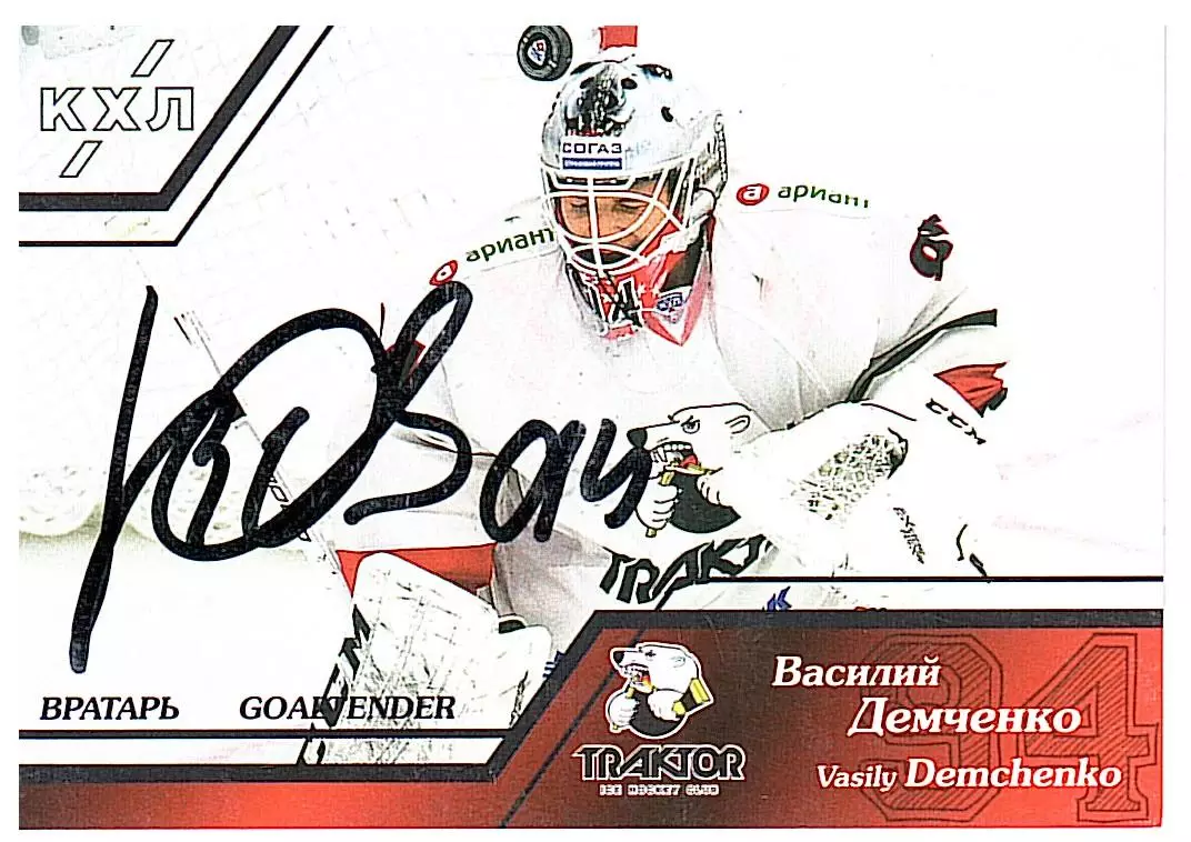 Вратари 15/16 Василий Демченко Трактор