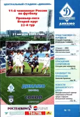 2002. Динамо Москва - Сокол Саратов