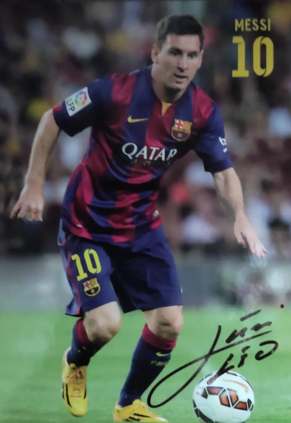 Оригинальный автограф Л.Месси