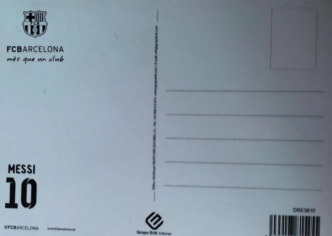 Оригинальный автограф Л.Месси 1