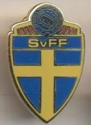 Швеція, федерація футболу, №1 ЕМАЛЬ / Sweden football federation enamel badge
